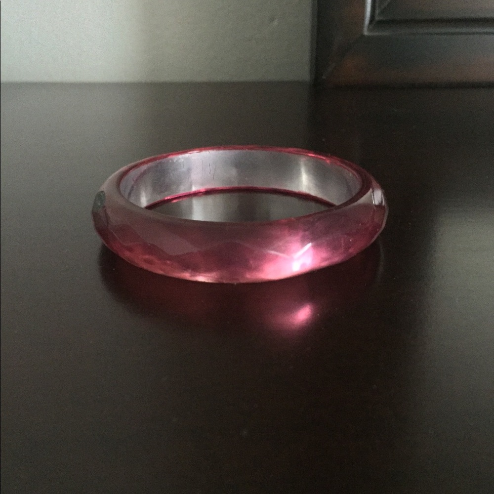Pink Acrylic Bangle